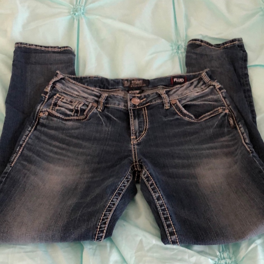 Silver Jeans Fluid Denim Boyfriend Jeans Size 30. Inseam is 29.
